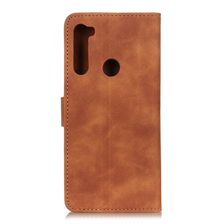 For Motorola Moto One Fusion Plus KHAZNEH Retro Texture PU + TPU Horizontal Flip Leather Case with Holder & Card Slots & Wallet