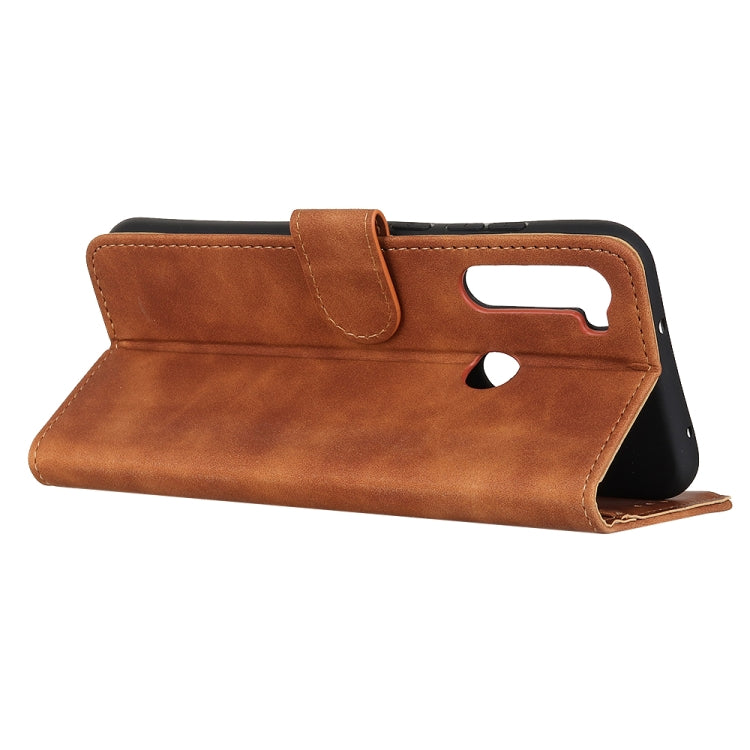 For Motorola Moto One Fusion Plus KHAZNEH Retro Texture PU + TPU Horizontal Flip Leather Case with Holder & Card Slots & Wallet