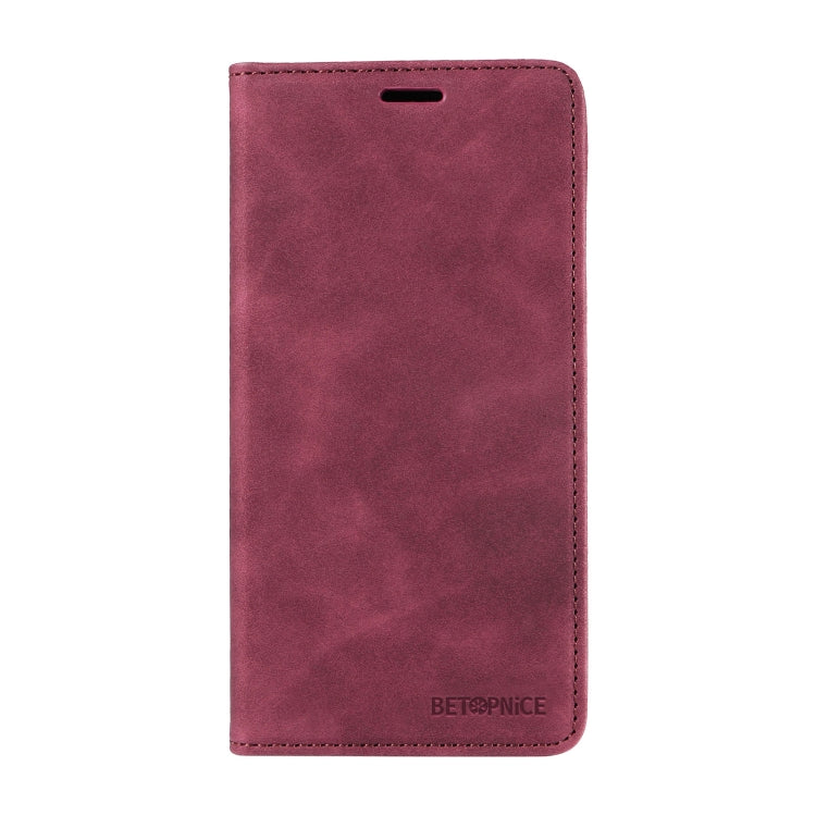 For OPPO A58 4G BETOPNICE Suction Anti-theft Leather Phone Case