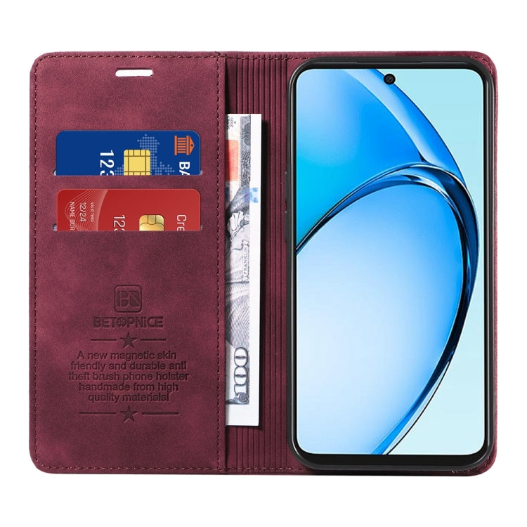 For OPPO A60 4G Global BETOPNICE Suction RFID Anti-theft Leather Phone Case