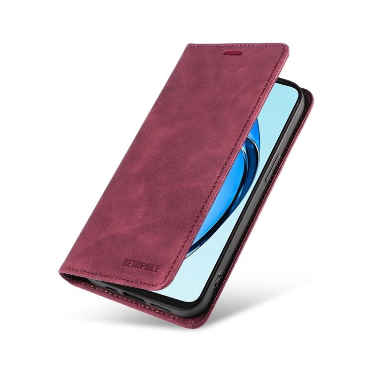 For OPPO A60 4G Global BETOPNICE Suction RFID Anti-theft Leather Phone Case
