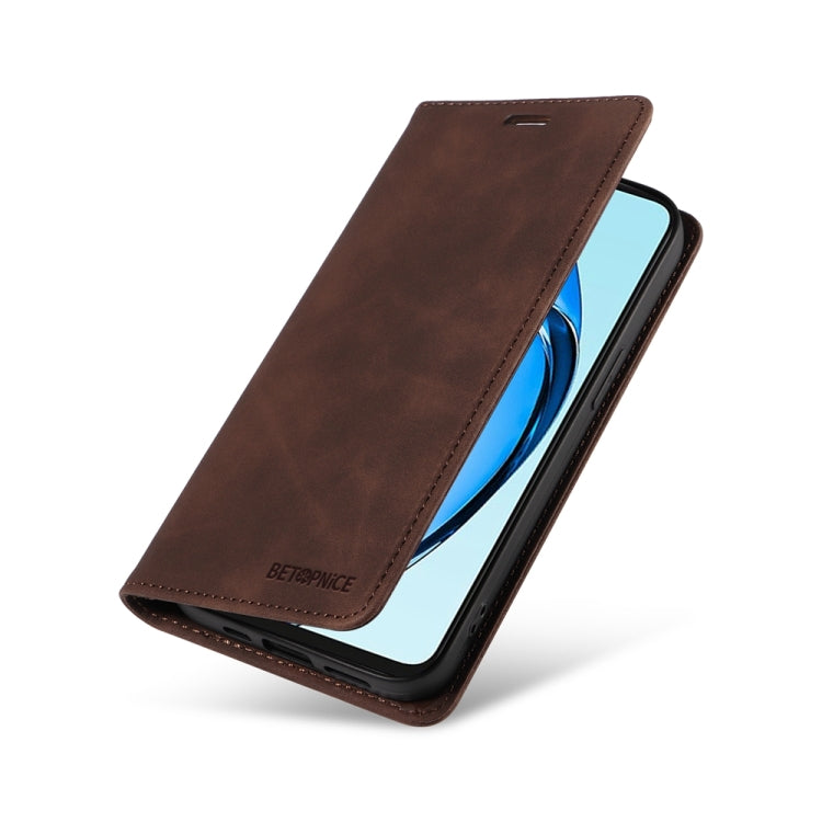 For OPPO A60 4G Global BETOPNICE Suction RFID Anti-theft Leather Phone Case