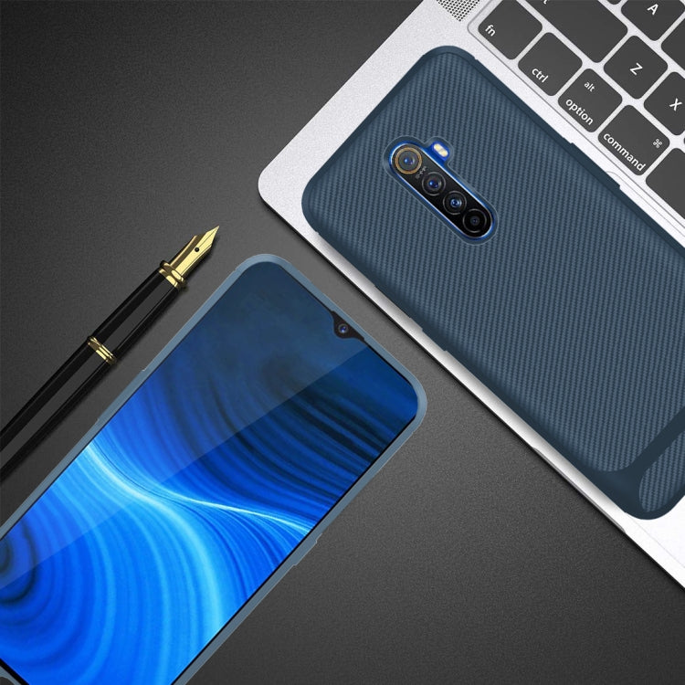 For OPPO Realme X2 Pro / Reno Ace Carbon Fiber Texture Shockproof TPU Protective Case