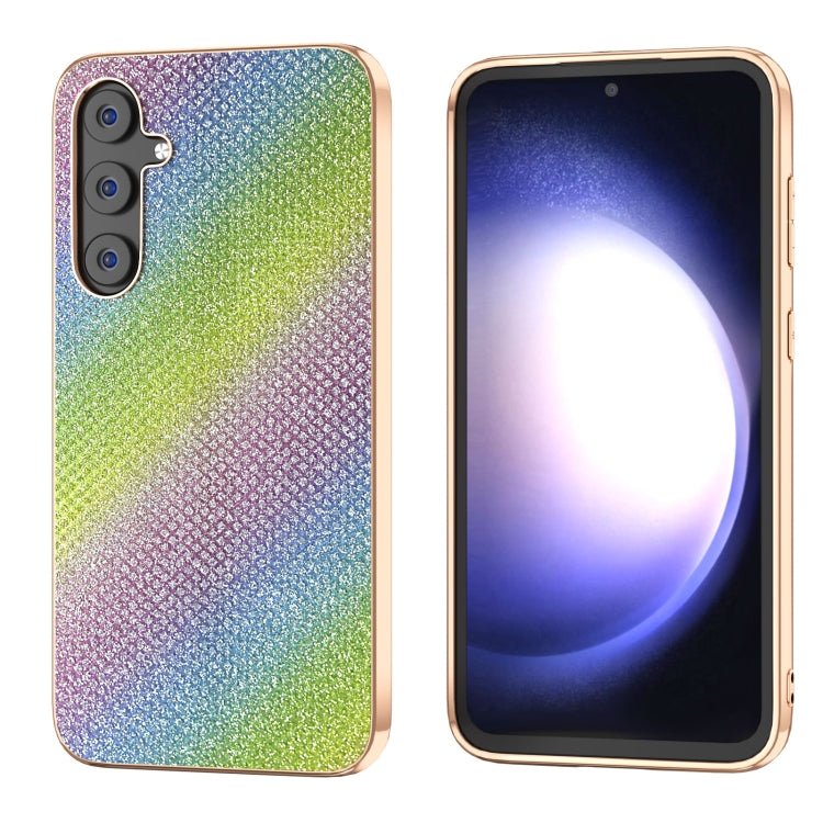 For Samsung Galaxy S23 FE 5G Nano Plating Diamond Texture Phone Case