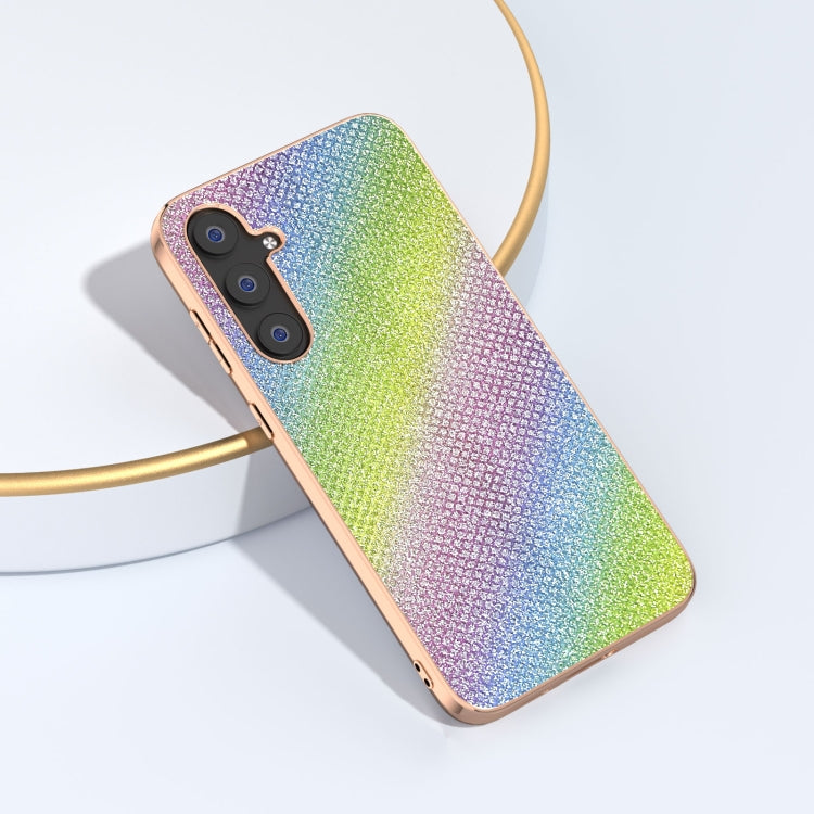 For Samsung Galaxy S23 FE 5G Nano Plating Diamond Texture Phone Case