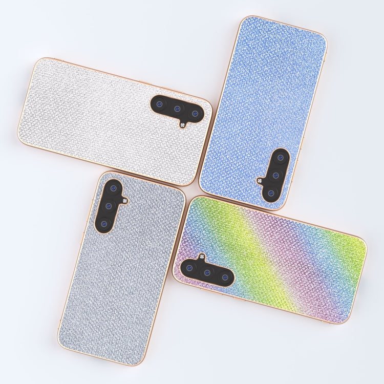 For Samsung Galaxy S23 FE 5G Nano Plating Diamond Texture Phone Case