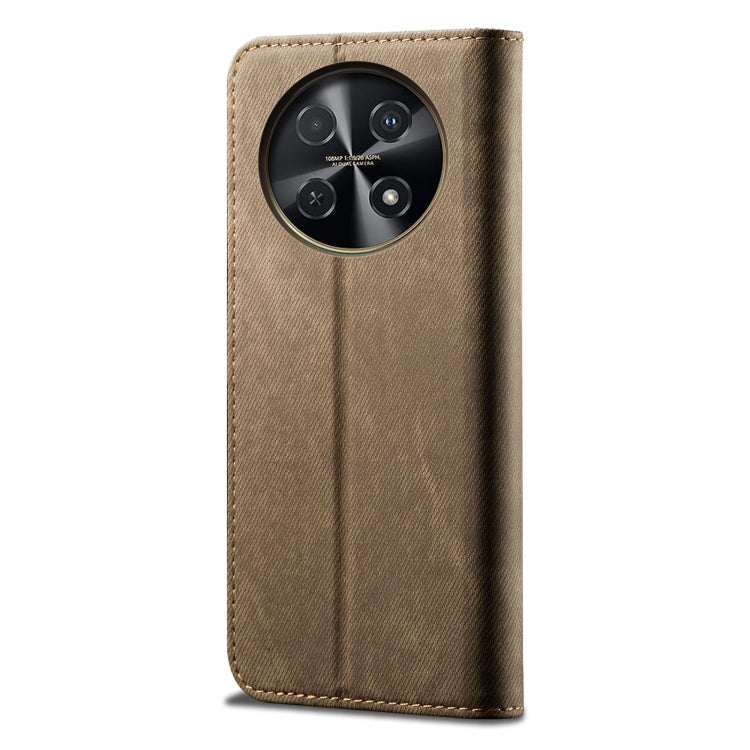 For Huawei nova 12i 4G Global Denim Texture Leather Phone Case