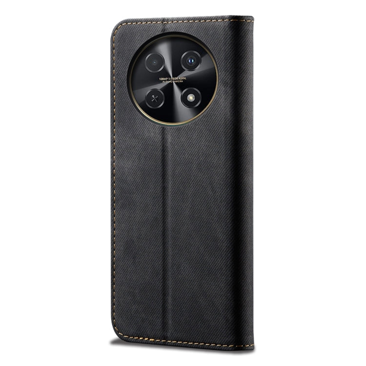 For Huawei nova 12i 4G Global Denim Texture Leather Phone Case