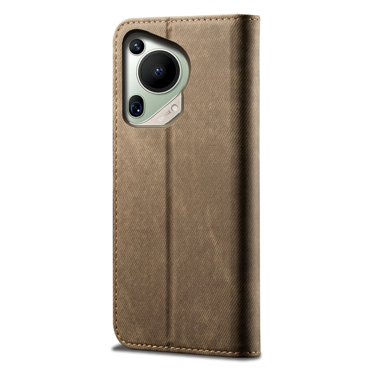 For Huawei Pura 70 Ultra Denim Texture Leather Phone Case