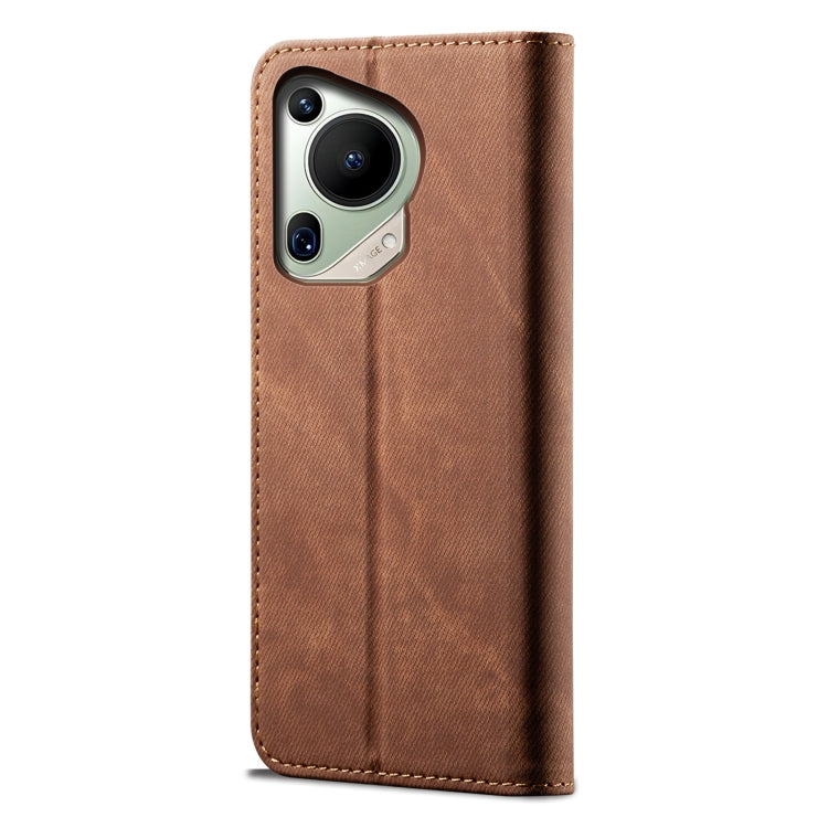 For Huawei Pura 70 Ultra Denim Texture Leather Phone Case