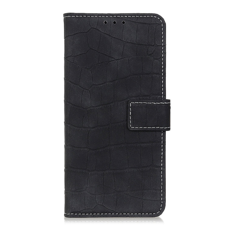 For Motorola Moto One Fusion Plus Crocodile Texture Horizontal Flip Leather Case with Holder & Card Slots & Wallet