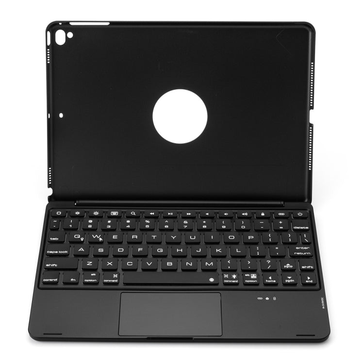 F8TS For iPad Air 2 & Air 1 / Pro 9.7 inch & 2017 iPad & 2018 iPad Colorful Backlit Bluetooth Keyboard Tablet Case with Touchpad