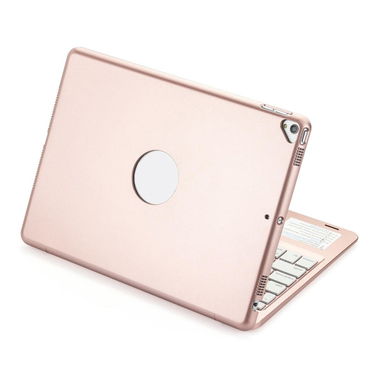 F8TS For iPad Air 2 & Air 1 / Pro 9.7 inch & 2017 iPad & 2018 iPad Colorful Backlit Bluetooth Keyboard Tablet Case with Touchpad