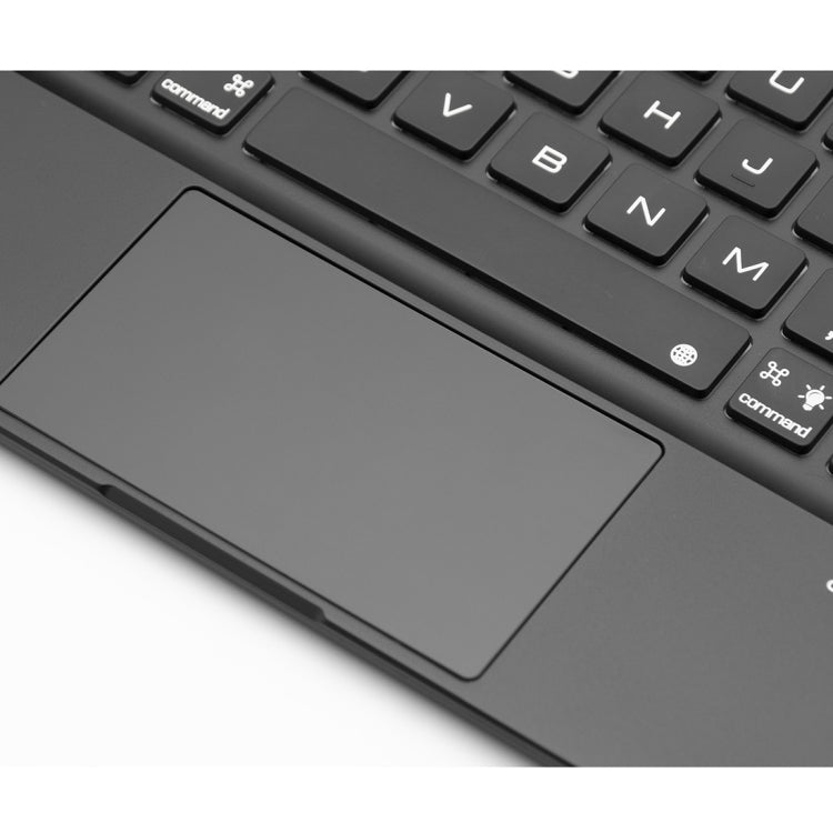 F8TS For iPad Air 2 & Air 1 / Pro 9.7 inch & 2017 iPad & 2018 iPad Colorful Backlit Bluetooth Keyboard Tablet Case with Touchpad