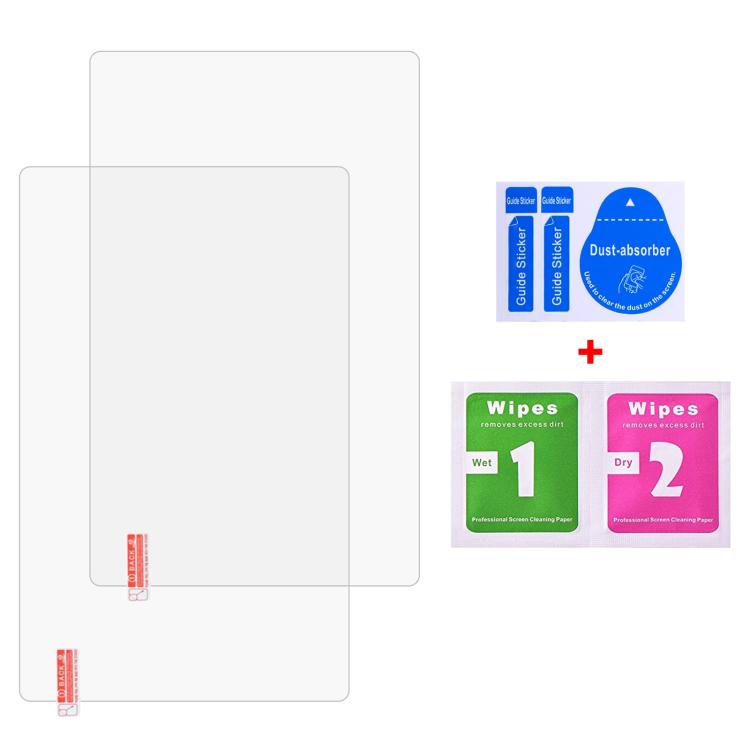 For ZTE Blade X1001 10.1 inch 2pcs 9H 0.3mm Explosion-proof Tempered Glass Film