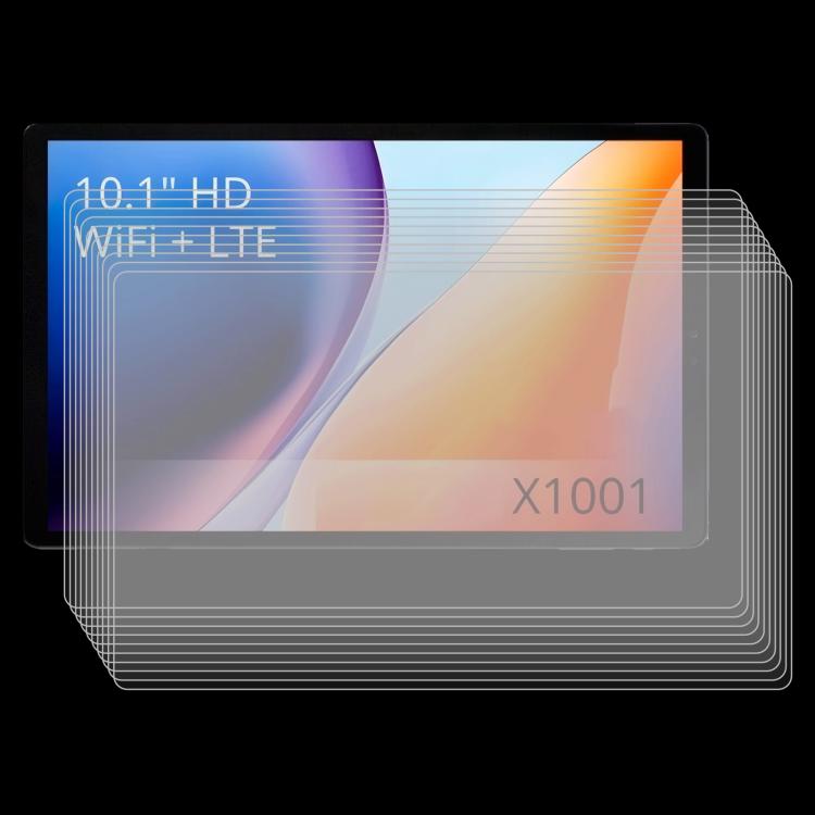 For ZTE Blade X1001 10.1 inch 25pcs 9H 0.3mm Explosion-proof Tempered Glass Film