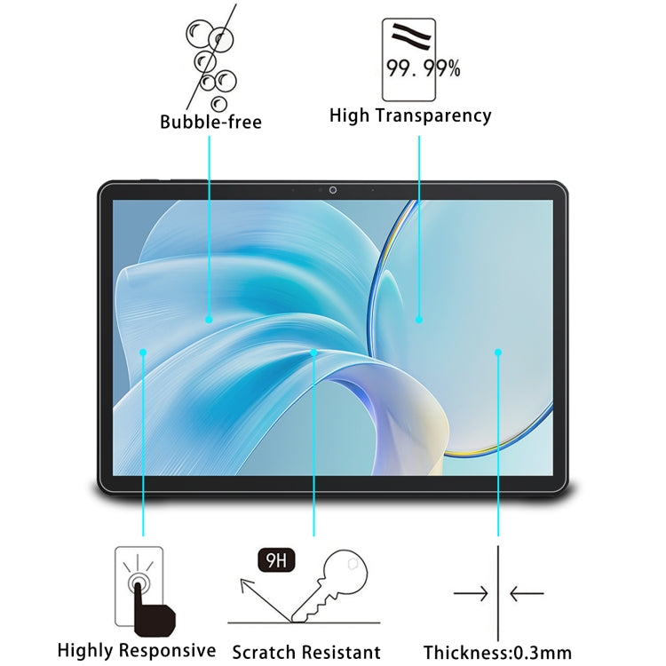 For CHUWI Hi10 X1 / X2 10.1 9H 0.3mm Explosion-proof Tempered Glass Film