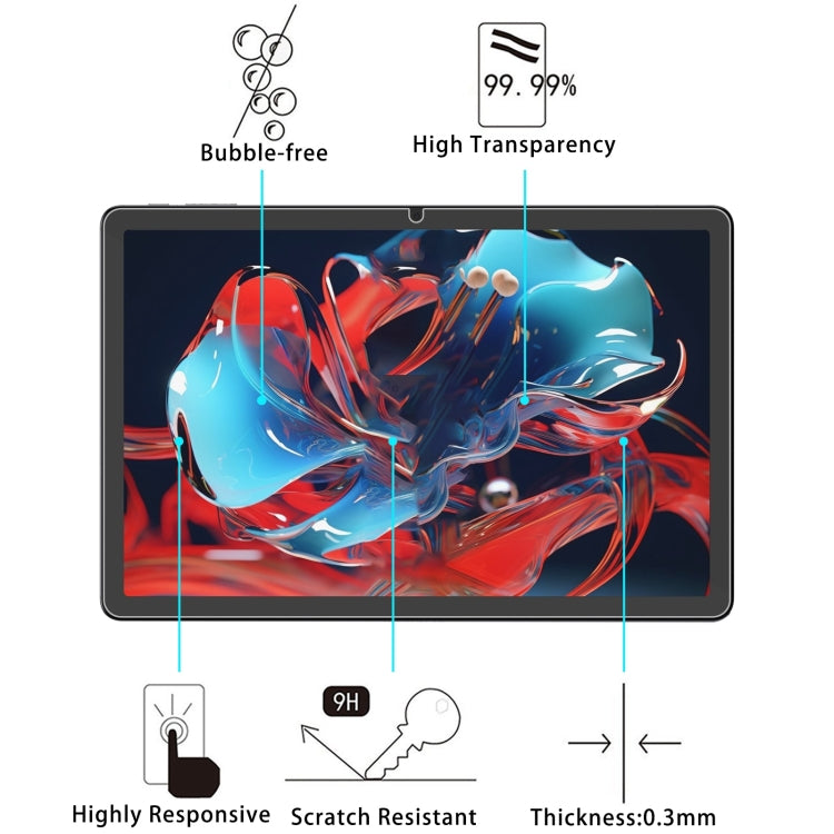 For CHUWI AuPad 10.95 25pcs 9H 0.3mm Explosion-proof Tempered Glass Film