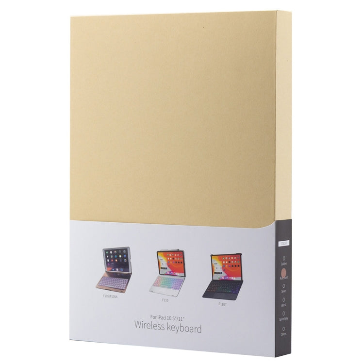 F110TS For iPad Pro 11 inch (2018) & (2020) Colorful Backlit Bluetooth Keyboard Tablet Case with Touchpad