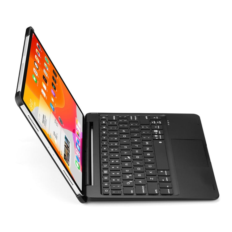 F110TS For iPad Pro 11 inch (2018) & (2020) Colorful Backlit Bluetooth Keyboard Tablet Case with Touchpad
