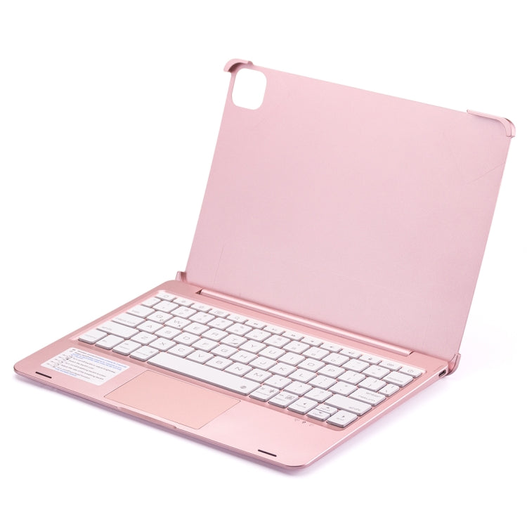 F110TS For iPad Pro 11 inch (2018) & (2020) Colorful Backlit Bluetooth Keyboard Tablet Case with Touchpad