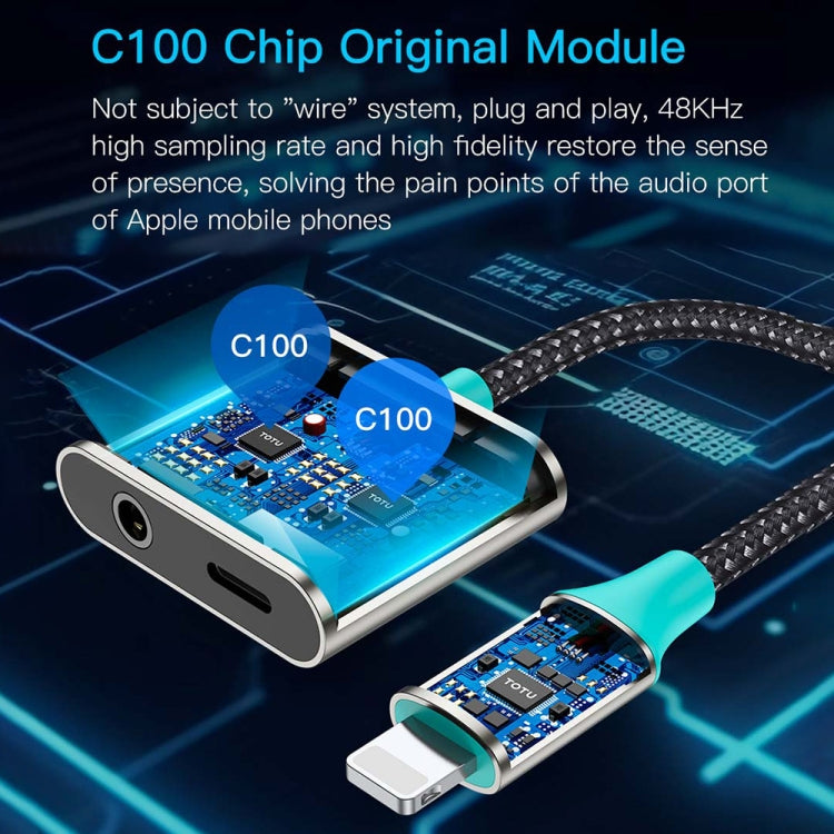 TOTU AD-1 8 Pin to Dual 8 Pin Audio Adapter