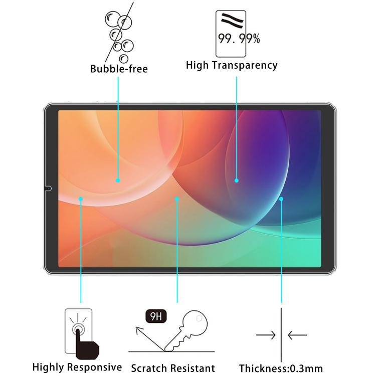 For Ulefone Tab A9 Pro Kids 8.7 25pcs 9H 0.3mm Explosion-proof Tempered Glass Film