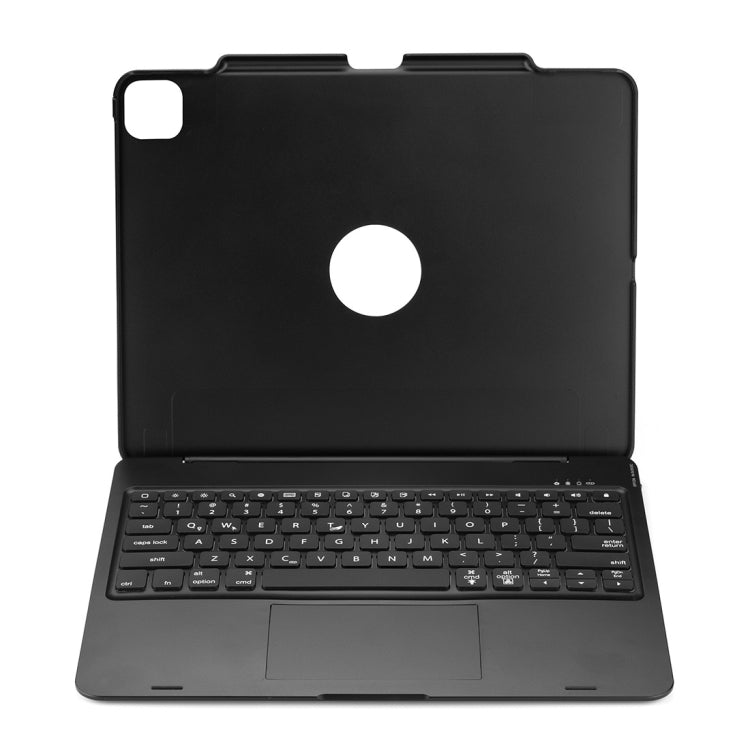 F129TS For iPad Pro 12.9 inch (2020) Colorful Backlit Bluetooth Keyboard Tablet Case with Touchpad & Pen Slot