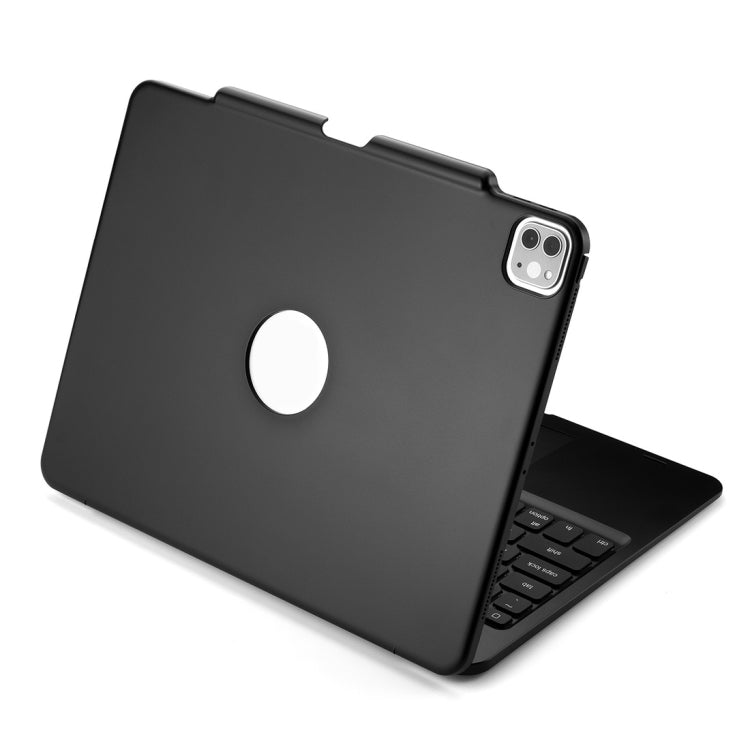 F129TS For iPad Pro 12.9 inch (2020) Colorful Backlit Bluetooth Keyboard Tablet Case with Touchpad & Pen Slot