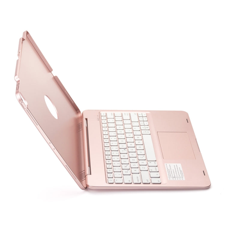 F129TS For iPad Pro 12.9 inch (2020) Colorful Backlit Bluetooth Keyboard Tablet Case with Touchpad & Pen Slot