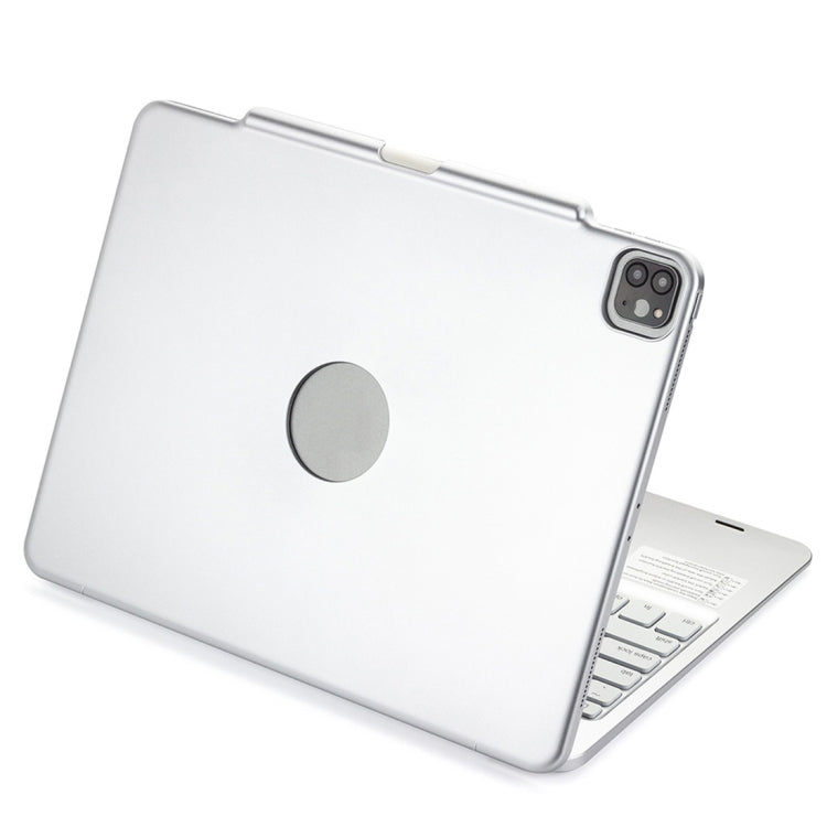 F129TS For iPad Pro 12.9 inch (2020) Colorful Backlit Bluetooth Keyboard Tablet Case with Touchpad & Pen Slot