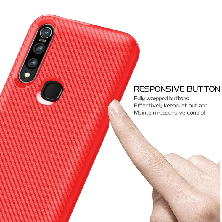 For Vivo U20(Indian Version) / Z5i(China Version) Carbon Fiber Texture Shockproof TPU Protective Case