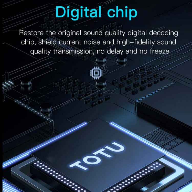 TOTU AD-8 USB-C / Type-C to 3.5mm Male AUX Audio Adapter Cable