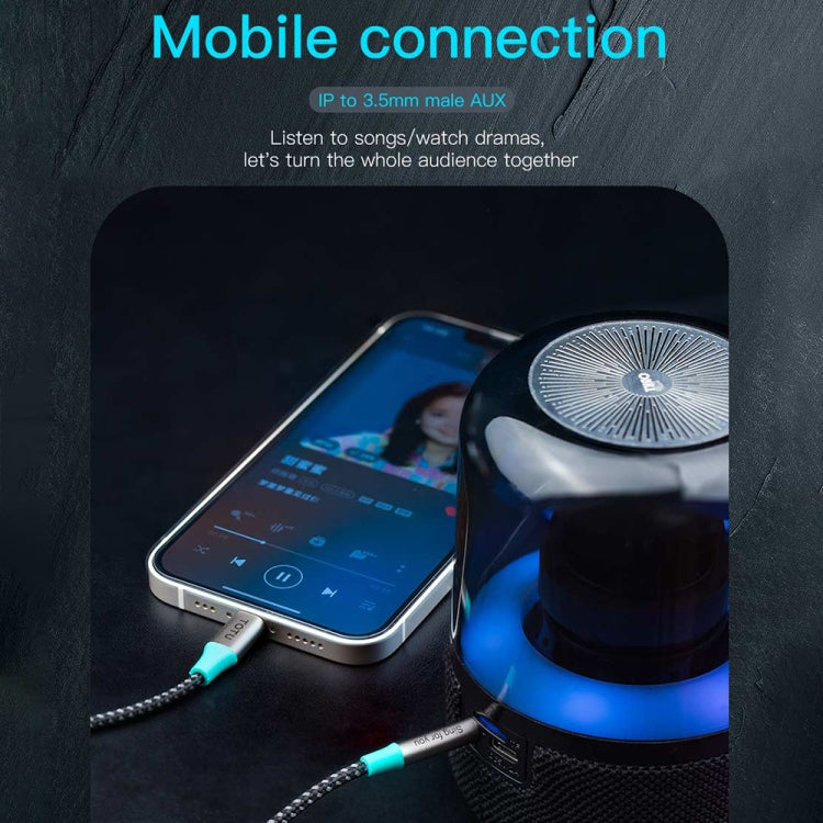 TOTU AD-8 USB-C / Type-C to 3.5mm Male AUX Audio Adapter Cable