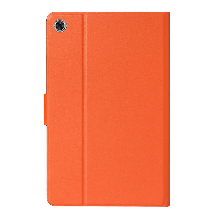 For Lenovo Tab M10 Plus Solid Color Horizontal Flip Leather Case with Card Slots & Holder & Sleep / Wake-up Function