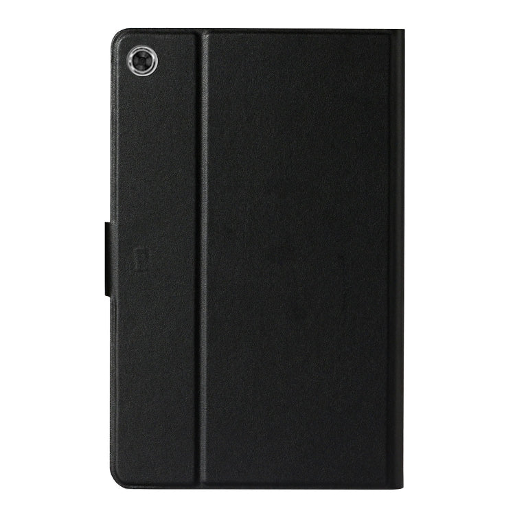 For Lenovo Tab M10 Plus Solid Color Horizontal Flip Leather Case with Card Slots & Holder & Sleep / Wake-up Function