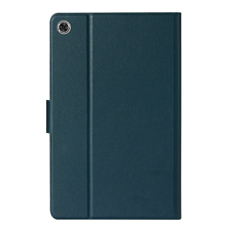 For Lenovo Tab M10 Plus Solid Color Horizontal Flip Leather Case with Card Slots & Holder & Sleep / Wake-up Function