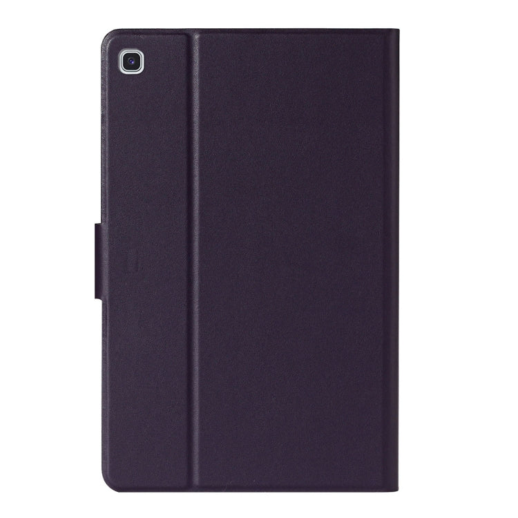 For Samsung Galaxy Tab S6 Lite (P610/615) Solid Color Horizontal Flip Leather Case with Card Slots & Holder & Sleep / Wake-up Function