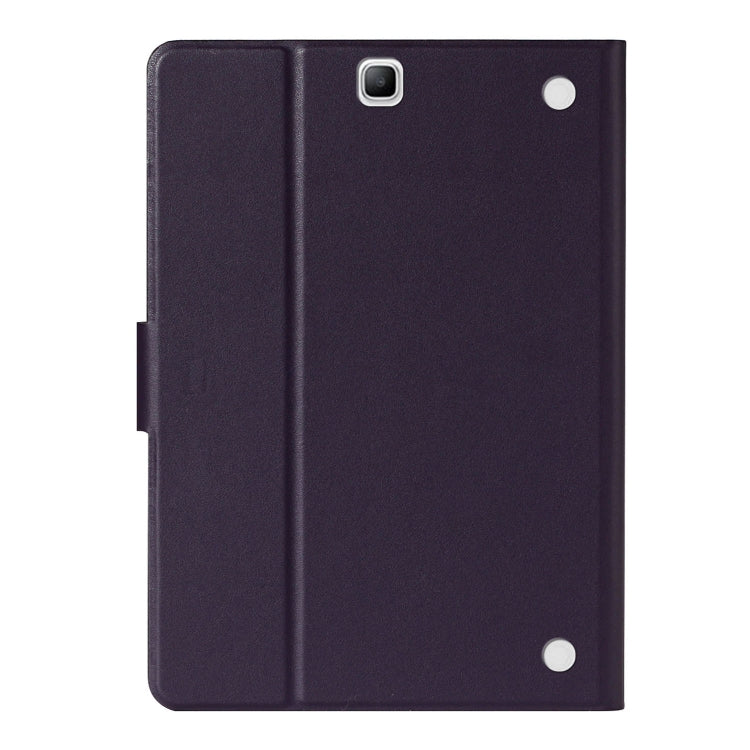 For Samsung Galaxy Tab A 8.0 T350/T355C Solid Color Horizontal Flip Leather Case with Card Slots & Holder & Sleep / Wake-up Function