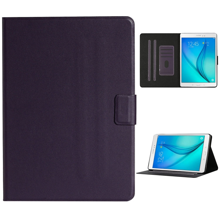 For Samsung Galaxy Tab A 9.7 T550/T555C Solid Color Horizontal Flip Leather Case with Card Slots & Holder & Sleep / Wake-up Function