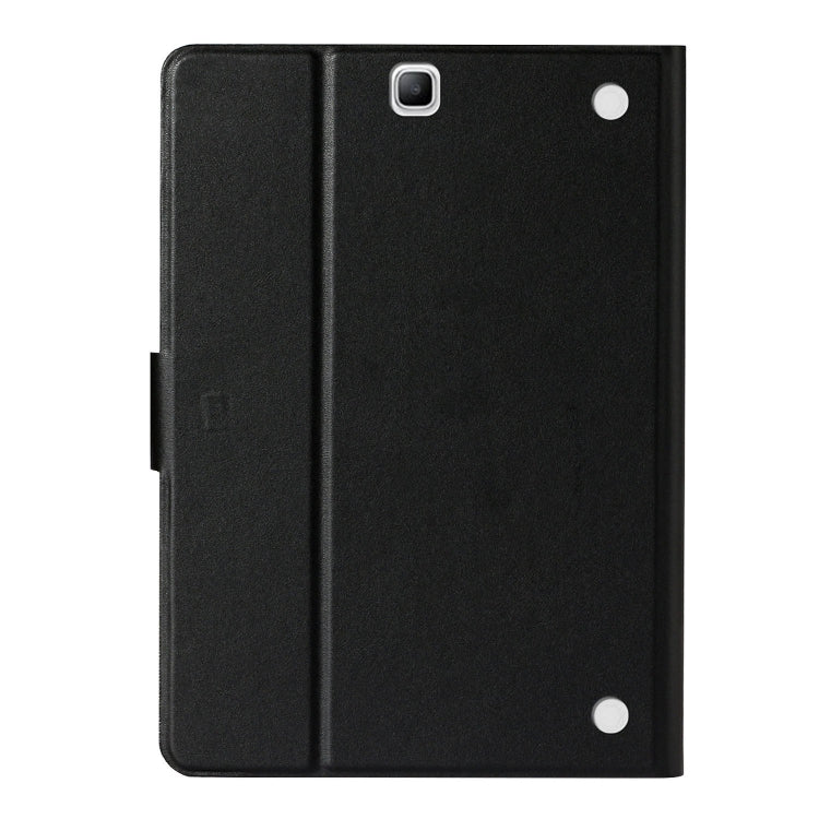 For Samsung Galaxy Tab A 9.7 T550/T555C Solid Color Horizontal Flip Leather Case with Card Slots & Holder & Sleep / Wake-up Function