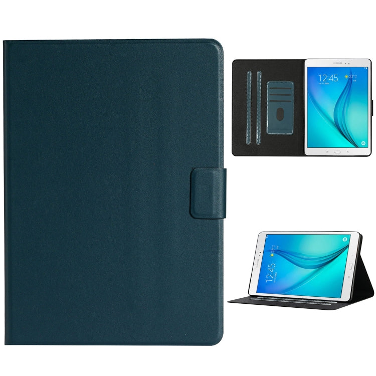 For Samsung Galaxy Tab A 9.7 T550/T555C Solid Color Horizontal Flip Leather Case with Card Slots & Holder & Sleep / Wake-up Function