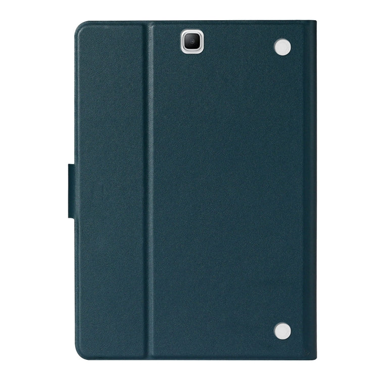 For Samsung Galaxy Tab A 9.7 T550/T555C Solid Color Horizontal Flip Leather Case with Card Slots & Holder & Sleep / Wake-up Function
