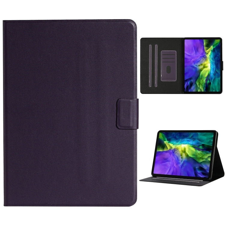 For iPad Pro 11 (2020) Solid Color Horizontal Flip Leather Tablet Case with Card Slots & Holder & Sleep / Wake-up Function
