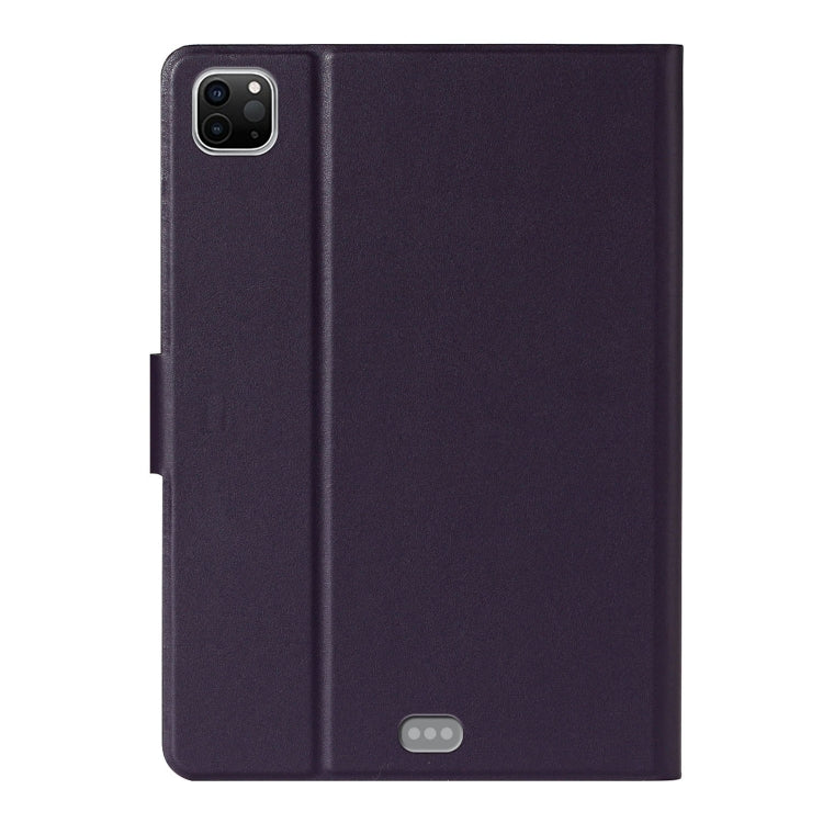 For iPad Pro 11 (2020) Solid Color Horizontal Flip Leather Tablet Case with Card Slots & Holder & Sleep / Wake-up Function
