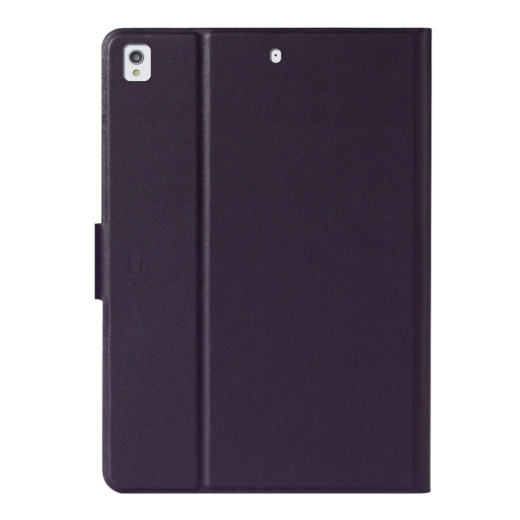 For iPad 10.2 Solid Color Horizontal Flip Leather Case with Card Slots & Holder & Sleep / Wake-up Function