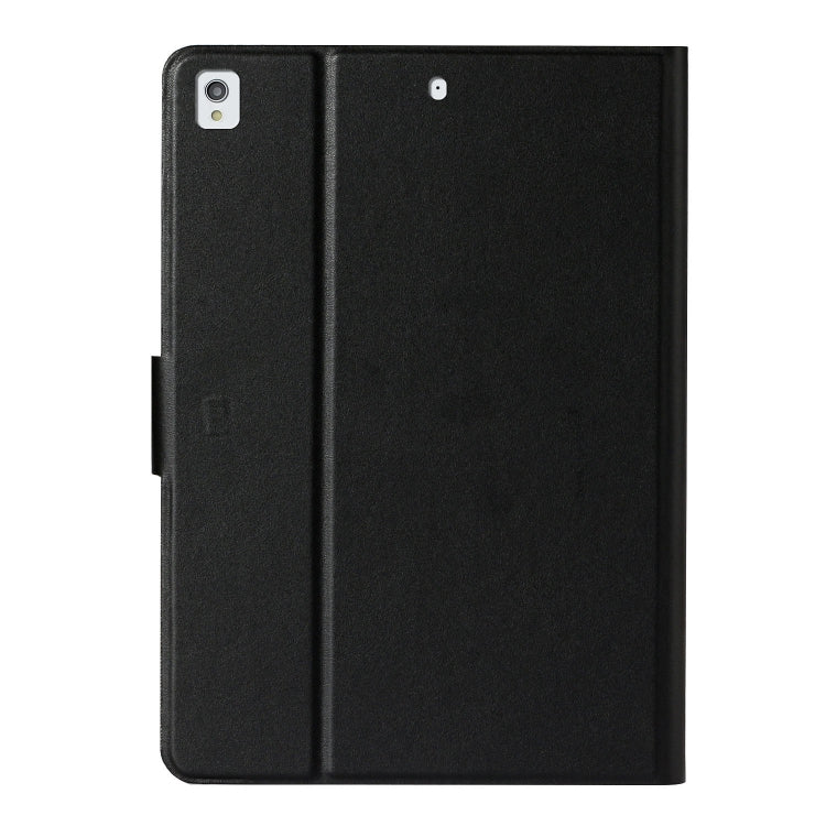 For iPad 10.2 Solid Color Horizontal Flip Leather Case with Card Slots & Holder & Sleep / Wake-up Function