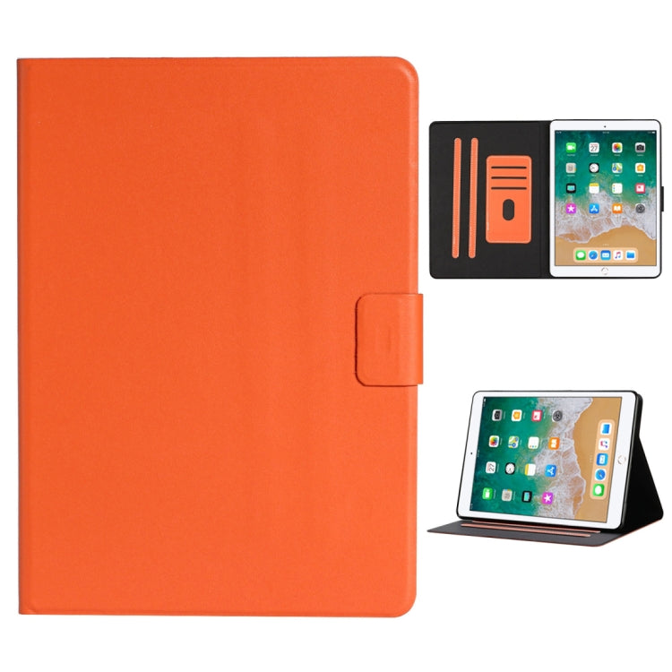 For iPad 9.7 (2017/2018) & Air 2 & Air Solid Color Horizontal Flip Leather Case with Card Slots & Holder & Sleep / Wake-up Function