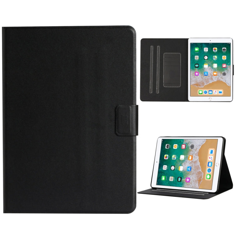 For iPad 9.7 (2017/2018) & Air 2 & Air Solid Color Horizontal Flip Leather Case with Card Slots & Holder & Sleep / Wake-up Function