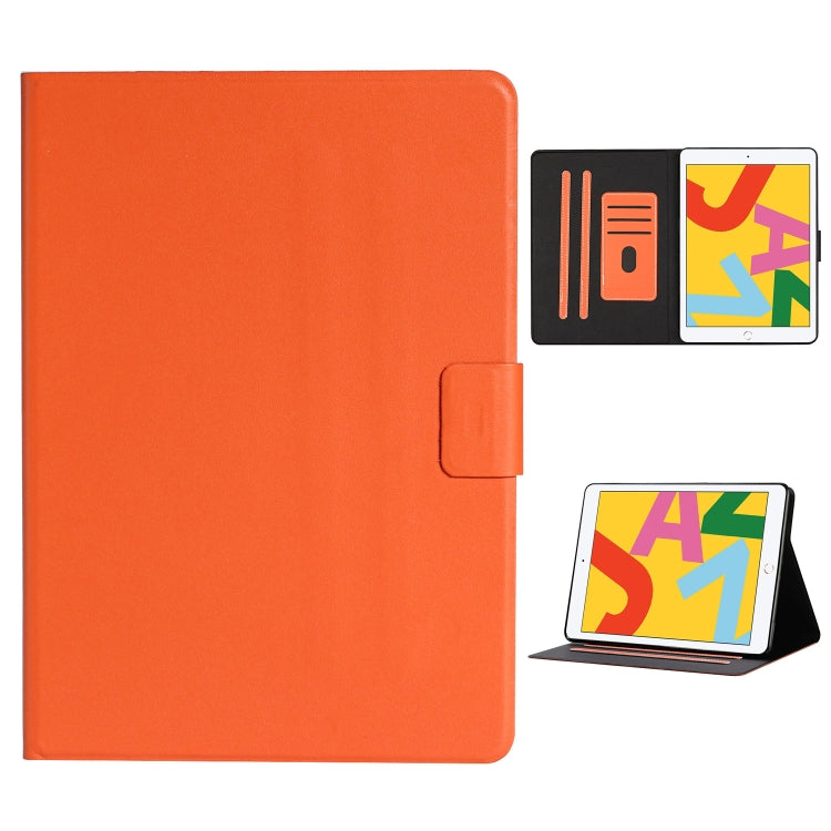 For iPad Mini 2019/ 4 /3 / 2/ 1 Solid Color Horizontal Flip Leather Case with Card Slots & Holder & Sleep / Wake-up Function